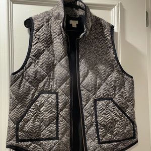 J CREW herringbone vest